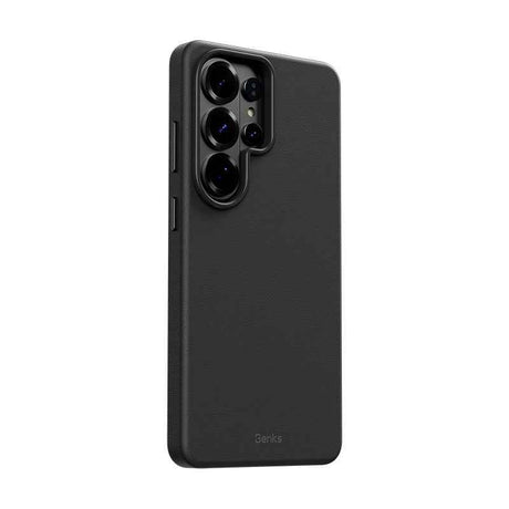Galaxy S26 Ultra Kılıf M-safe Şarj Özellikli Çizilmeye Dayanıklı Benks VitaPro Serisi PU Deri Kapak
