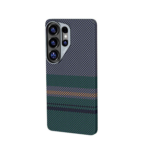 Galaxy S26 Ultra Kılıf M-safe Şarj Özellikli Karbon Fiber Tasarımlı Benks Aurora ArmorAir Kevlar Kapak