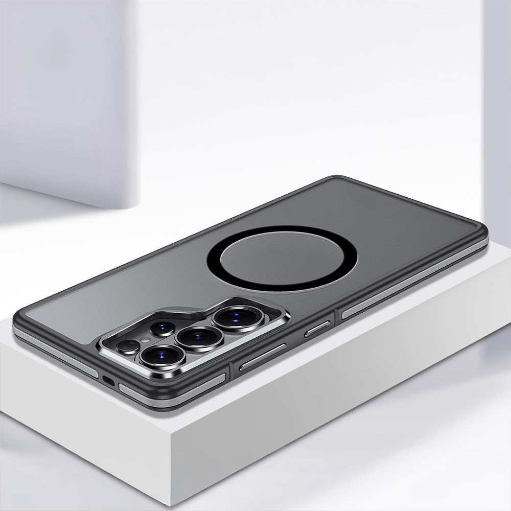 Galaxy S26 Ultra Kılıf M-safe Şarj Özellikli Mat Görünümlü Wlons Vevo Kapak