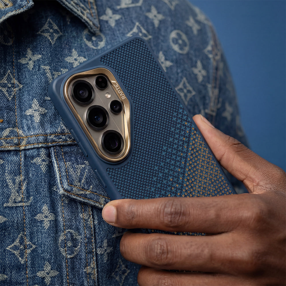 Galaxy S26 Ultra Kılıf M-safe Şarj Özellikli Raptic Aramid Skin Dual Serisi Karbon Kapak