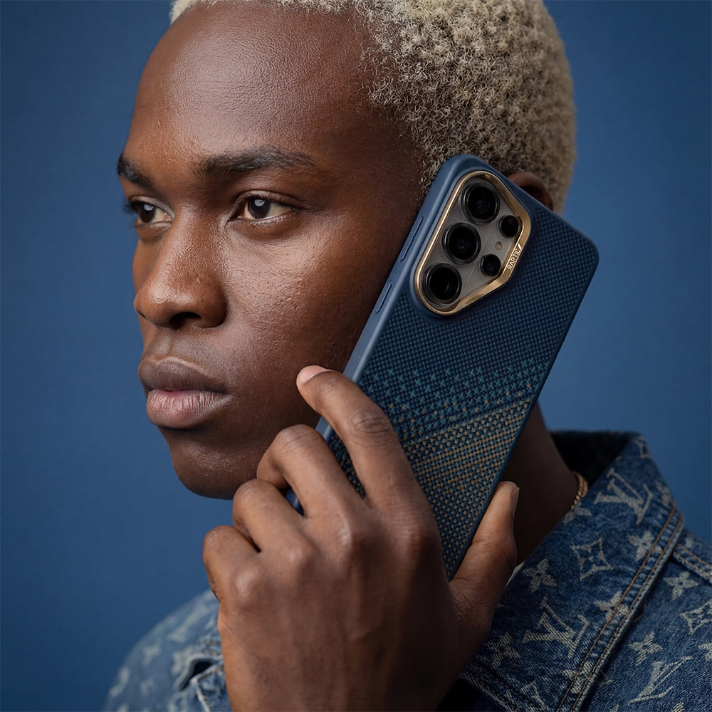 Galaxy S26 Ultra Kılıf M-safe Şarj Özellikli Raptic Aramid Skin Dual Serisi Karbon Kapak