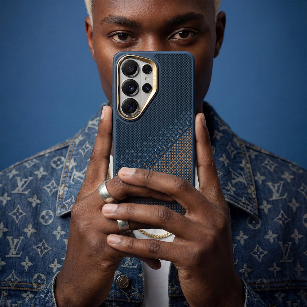 Galaxy S26 Ultra Kılıf M-safe Şarj Özellikli Raptic Aramid Skin Dual Serisi Karbon Kapak