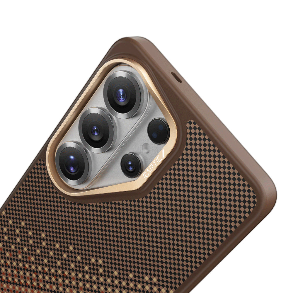 Galaxy S26 Ultra Kılıf M-safe Şarj Özellikli Raptic Aramid Skin Dual Serisi Karbon Kapak