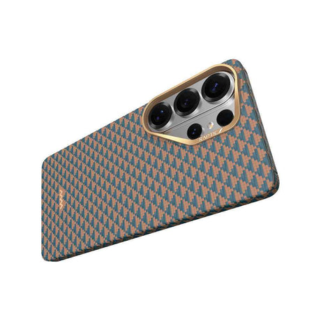 Galaxy S26 Ultra Kılıf M-safe Şarj Özellikli Raptic Aramid Skin Origin Serisi Karbon Kapak
