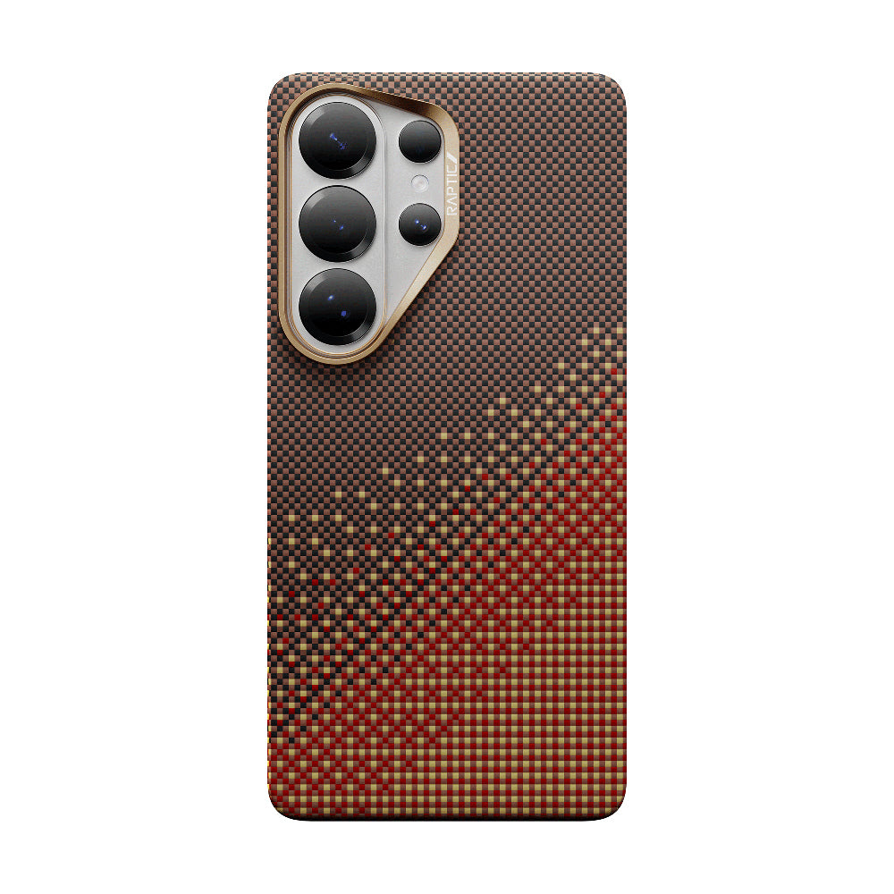 Galaxy S26 Ultra Kılıf M-safe Şarj Özellikli Raptic Aramid Skin Serisi Karbon Kapak