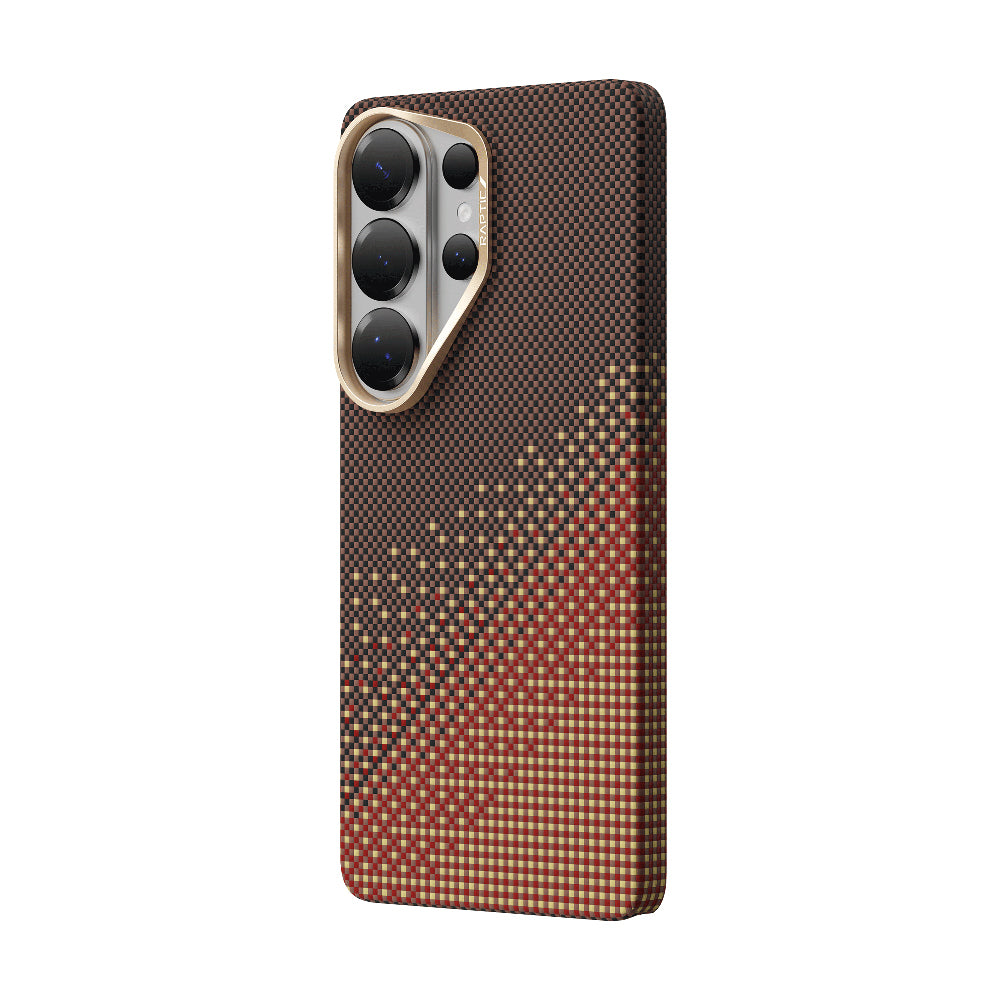 Galaxy S26 Ultra Kılıf M-safe Şarj Özellikli Raptic Aramid Skin Serisi Karbon Kapak