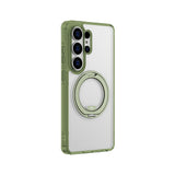Galaxy S26 Ultra Kılıf M-safe Şarj Özellikli Şeffaf 360 Derece Standlı Amazingthing Titan MagSpin Serisi Kapak