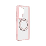 Galaxy S26 Ultra Kılıf M-safe Şarj Özellikli Şeffaf 360 Derece Standlı Amazingthing Titan MagSpin Serisi Kapak