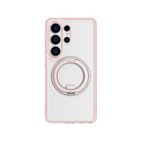 Galaxy S26 Ultra Kılıf M-safe Şarj Özellikli Şeffaf 360 Derece Standlı Amazingthing Titan MagSpin Serisi Kapak