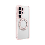 Galaxy S26 Ultra Kılıf M-safe Şarj Özellikli Şeffaf 360 Derece Standlı Amazingthing Titan MagSpin Serisi Kapak