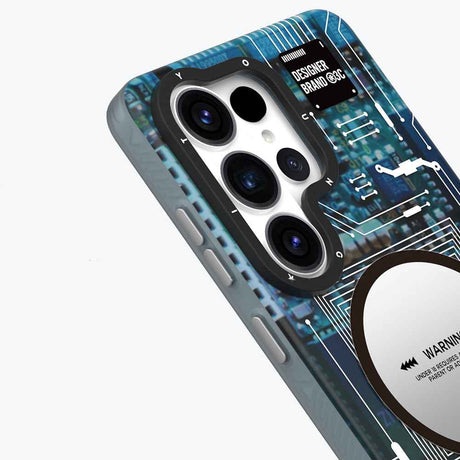 Galaxy S26 Ultra Kılıf M-safe Şarj Özellikli Youngkit 360 Derece Standlı Technology Serisi Kapak