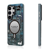Galaxy S26 Ultra Kılıf M-safe Şarj Özellikli Youngkit 360 Derece Standlı Technology Serisi Kapak