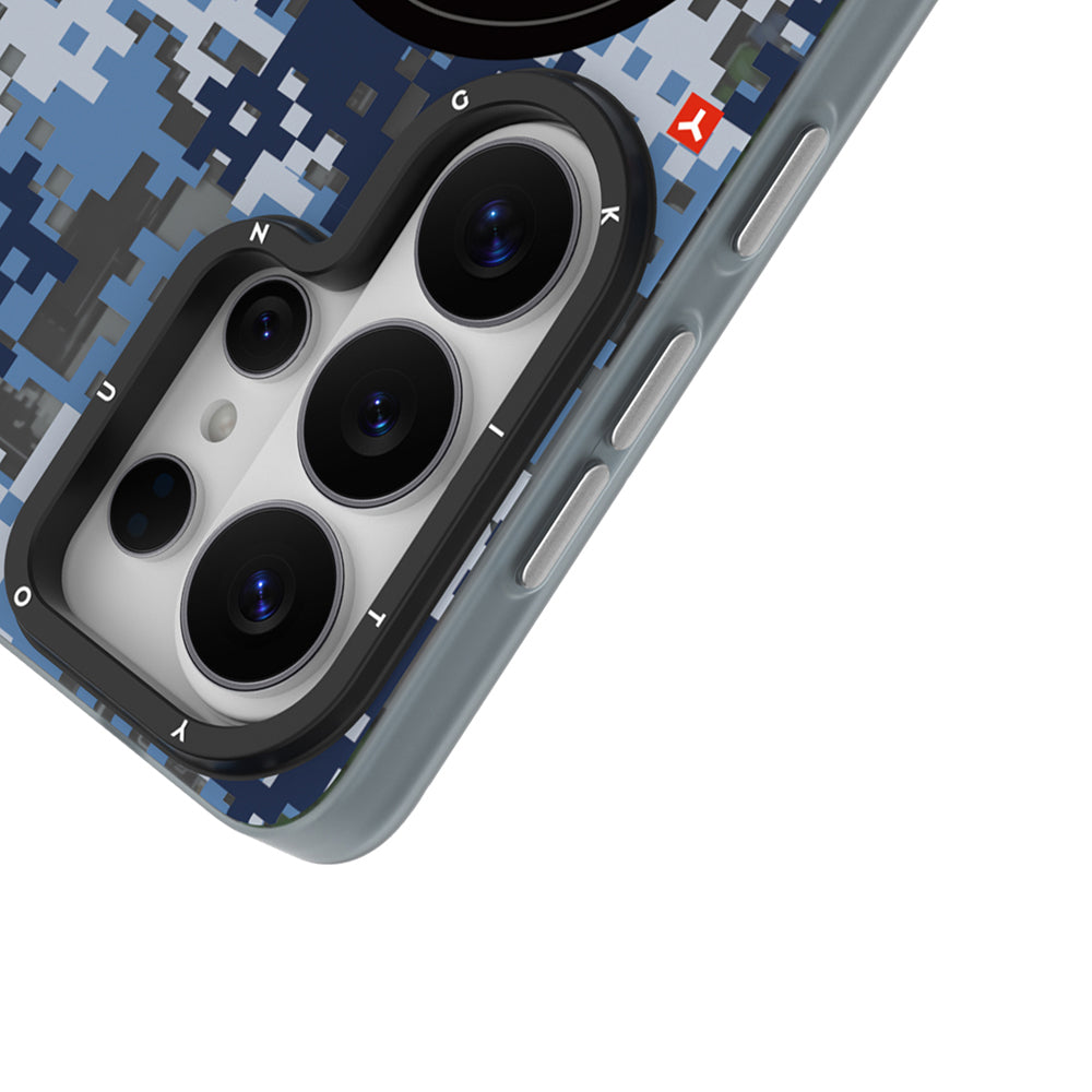 Galaxy S26 Ultra Kılıf M-Safe Şarj Özellikli Youngkit Camouflage Sykell Serisi Kapak