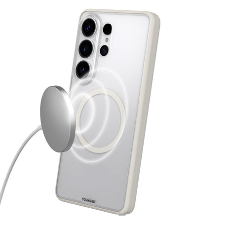 Galaxy S26 Ultra Kılıf M-safe Şarj Özellikli Youngkit Clear Serisi Kapak