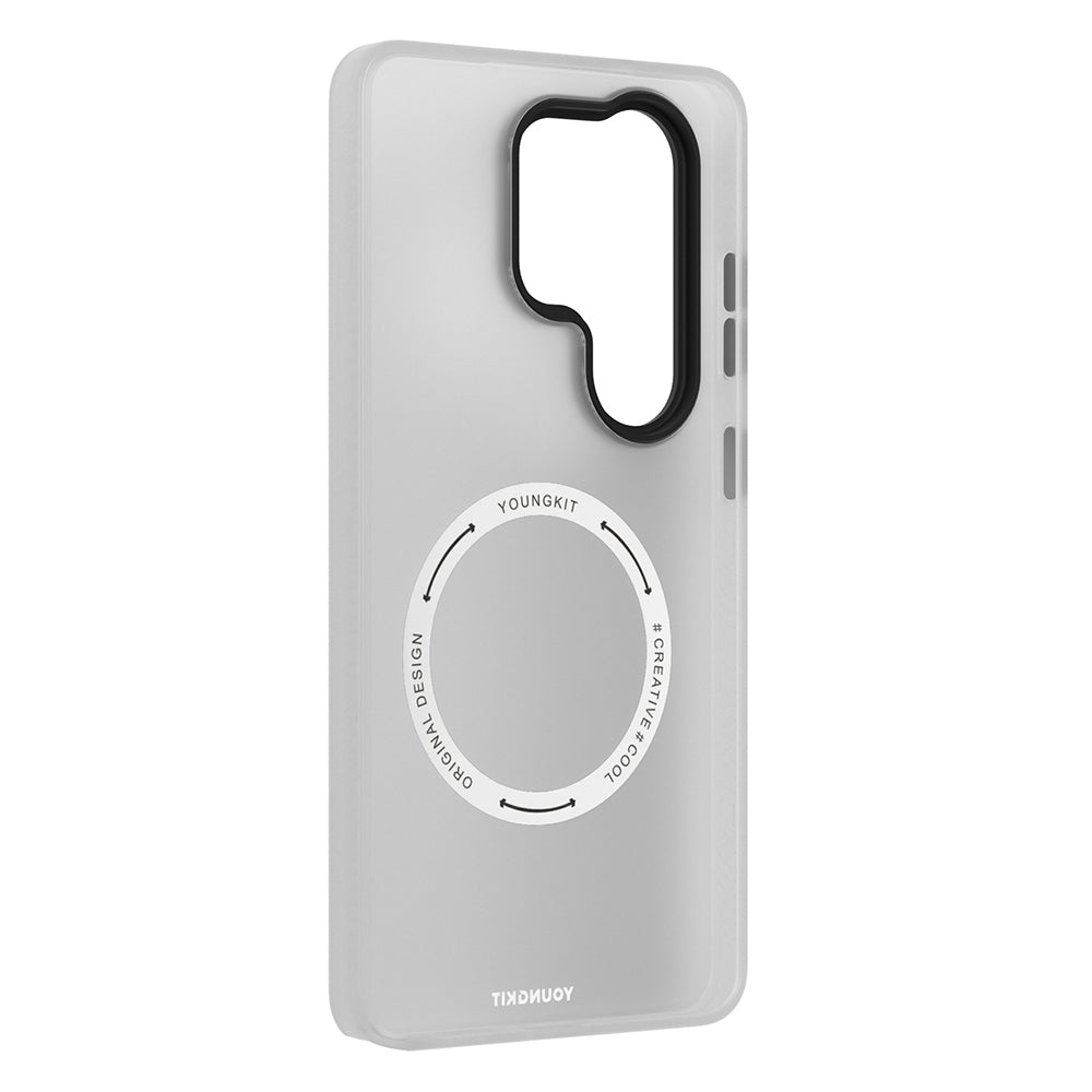 Galaxy S26 Ultra Kılıf M-safe Şarj Özellikli Youngkit Hidden Sand Serisi Kapak