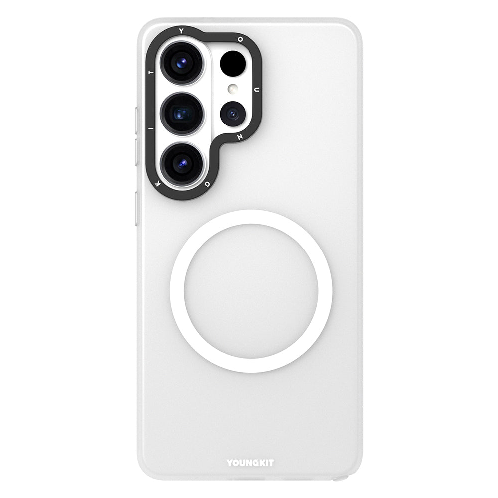 Galaxy S26 Ultra Kılıf M-safe Şarj Özellikli Youngkit Hidden Sand Serisi Kapak