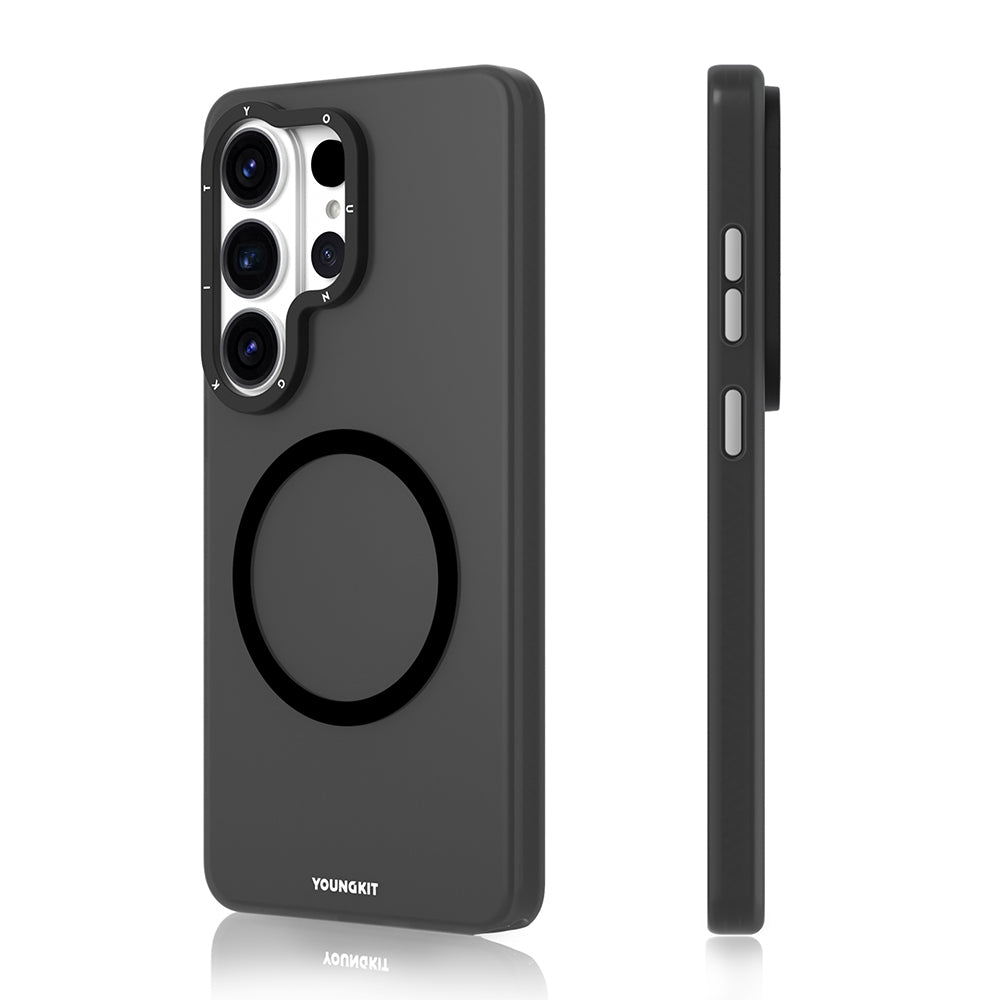 Galaxy S26 Ultra Kılıf M-safe Şarj Özellikli Youngkit Hidden Sand Serisi Kapak