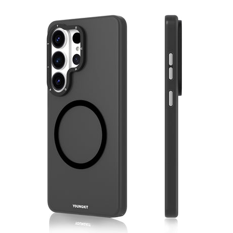 Galaxy S26 Ultra Kılıf M-safe Şarj Özellikli Youngkit Hidden Sand Serisi Kapak