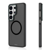 Galaxy S26 Ultra Kılıf M-safe Şarj Özellikli Youngkit Rock Sand Serisi Kapak