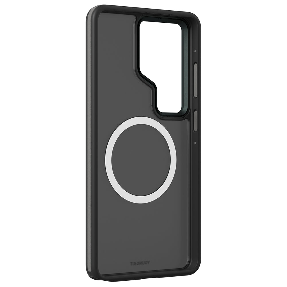 Galaxy S26 Ultra Kılıf M-safe Şarj Özellikli Youngkit Rock Sand Serisi Kapak