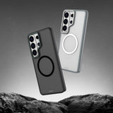 Galaxy S26 Ultra Kılıf M-safe Şarj Özellikli Youngkit Rock Sand Serisi Kapak
