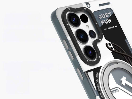 Galaxy S26 Ultra Kılıf M-safe Şarj Özellikli Youngkit Starship Serisi Kapak