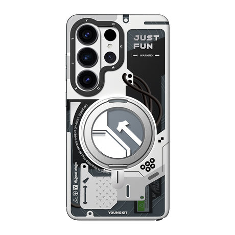 Galaxy S26 Ultra Kılıf M-safe Şarj Özellikli Youngkit Starship Serisi Kapak