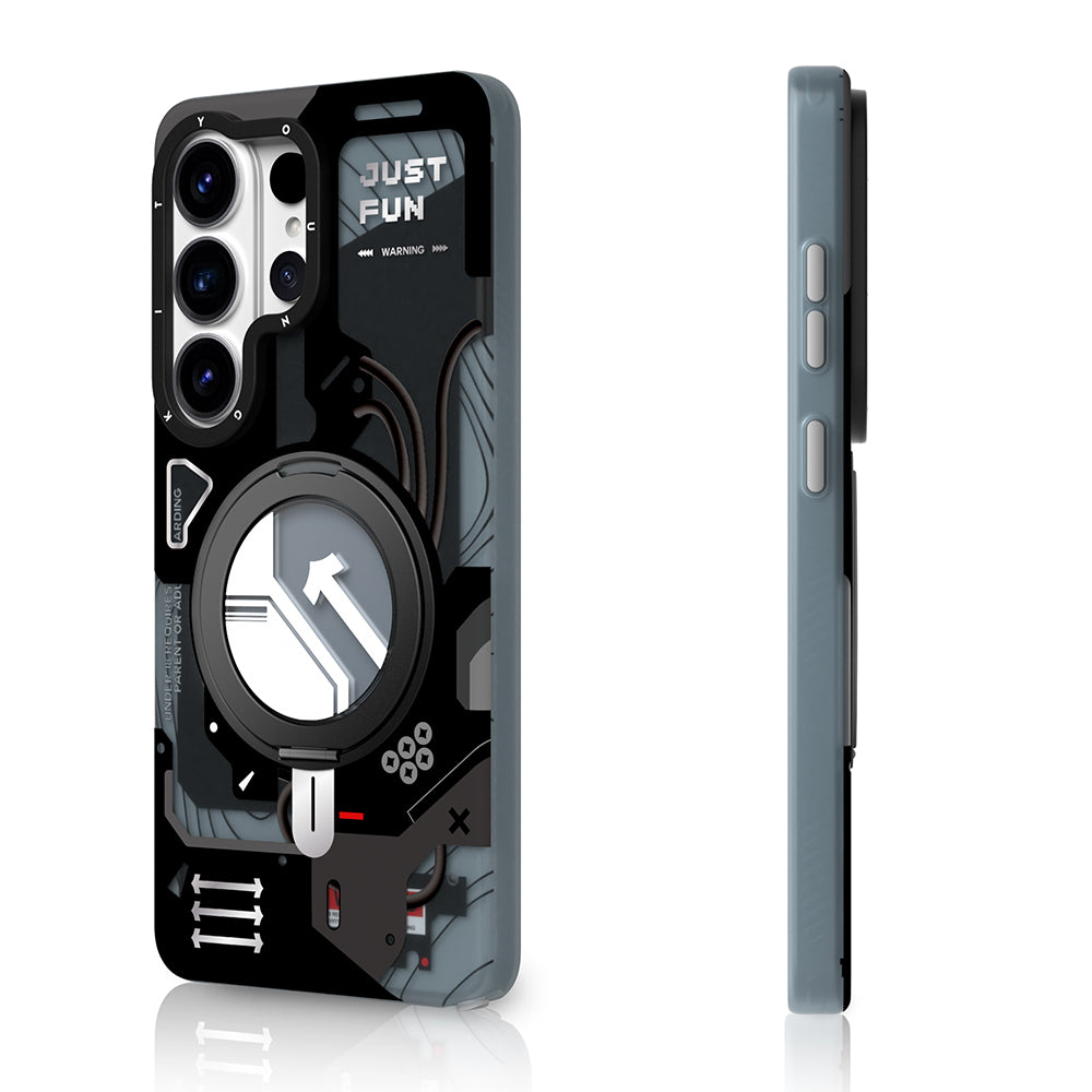 Galaxy S26 Ultra Kılıf M-safe Şarj Özellikli Youngkit Starship Serisi Kapak