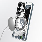 Galaxy S26 Ultra Kılıf M-safe Şarj Özellikli Youngkit Starship Serisi Kapak