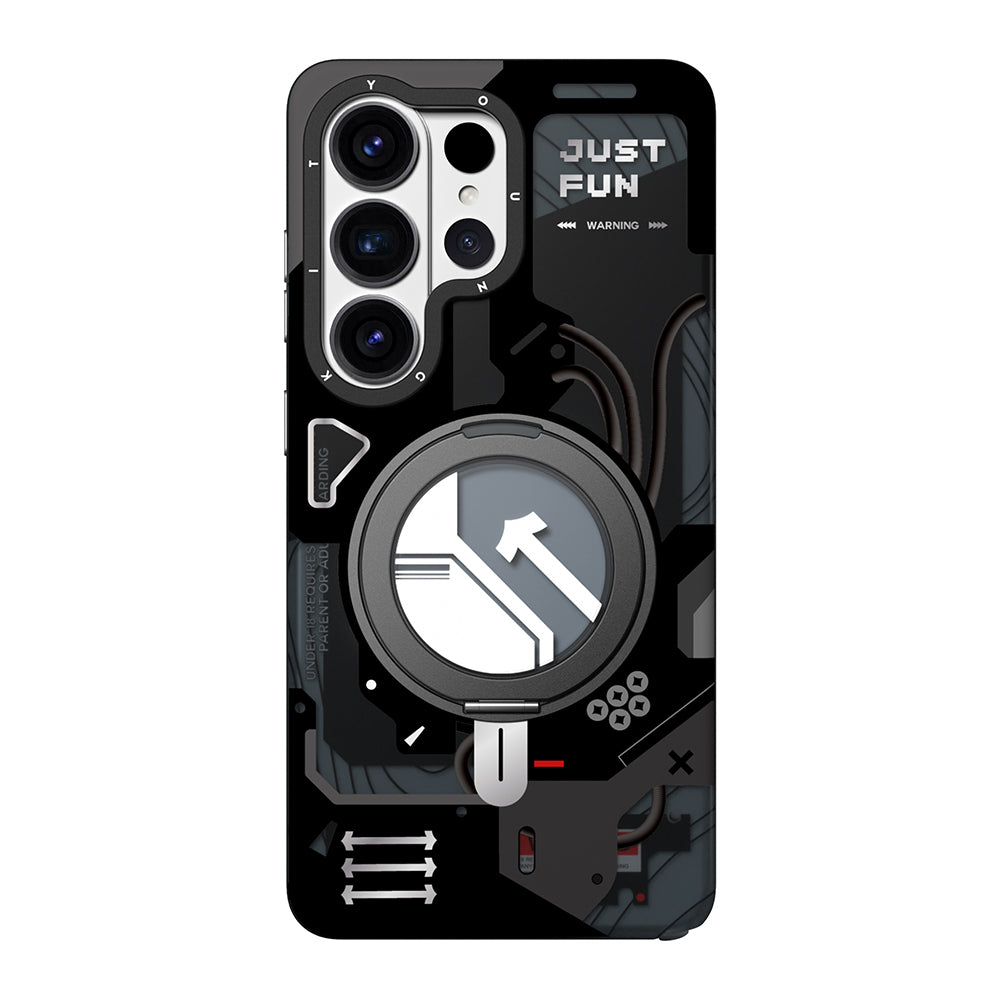 Galaxy S26 Ultra Kılıf M-safe Şarj Özellikli Youngkit Starship Serisi Kapak