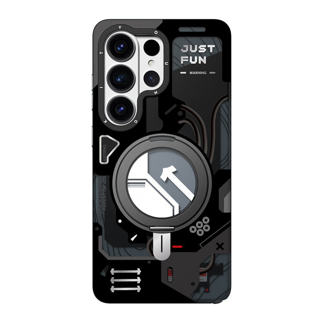 Galaxy S26 Ultra Kılıf M-safe Şarj Özellikli Youngkit Starship Serisi Kapak