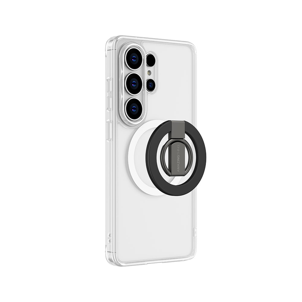 Galaxy S26 Ultra Kılıf M-safe Şarj Özellikli Yüzük Standlı Amazingthing Minimal Grip Serisi Kapak