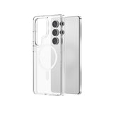 Galaxy S26 Ultra Kılıf Wiwu MCC-101 iShield Pro Serisi M-safe Şarj Özellikli Crystal Sert PC Kapak