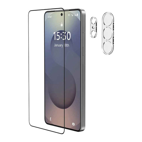 Galaxy S26 Ultra Raptic 2in1 Bundle Kit Parmak İzi BırakmayanTemperli Ekran Koruyucu + Lens Koruyucu Set