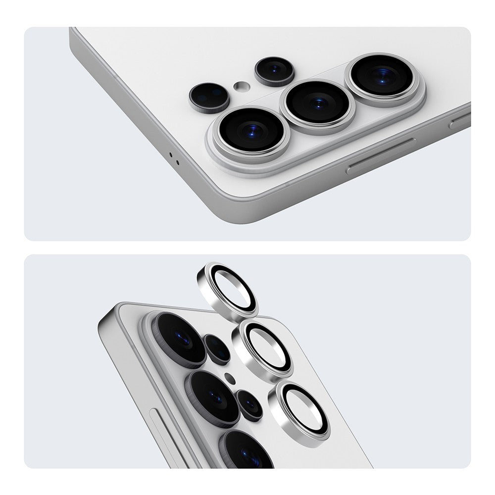 Galaxy S26 Ultra Youngkit Alloy Original Parlama Önleyici Kamera Lens Koruyucu + Kolay Uygulama Aparatlı