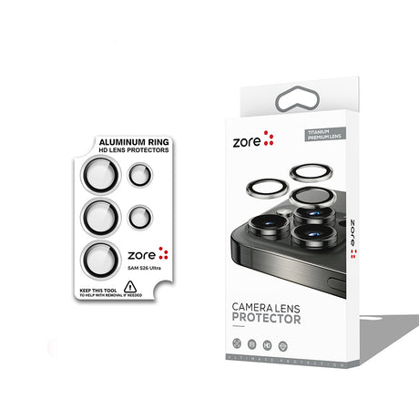 Galaxy S26 Ultra Zore CL-12 Premium Safir Parmak İzi Bırakmayan Anti-Reflective Kamera Lens Koruyucu