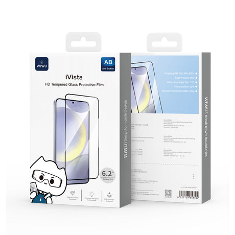 Galaxy S26 Wiwu GT-022 iVista Darbeye Karşı Dayanıklı HD Temperli Cam Ekran Koruyucu