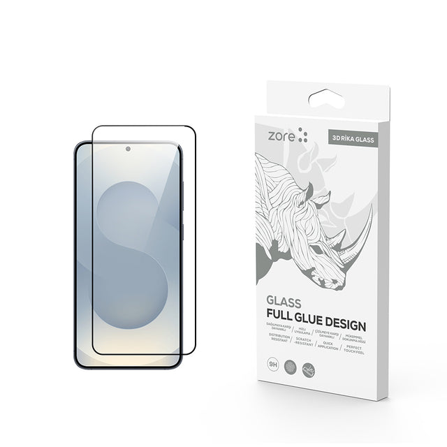 Galaxy S26 Zore Rika Premium Temperli Cam Ekran Koruyucu