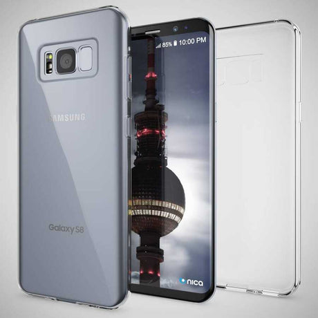 Galaxy S8 Kılıf Zore Kamera Korumalı Süper Silikon Kapak