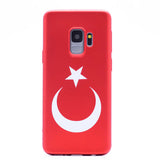 Galaxy S9 Kılıf Zore Bayrak Silikon