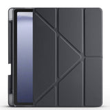 Galaxy Tab A11 Kılıf Zore Tri Folding Kalem Bölmeli Standlı Kılıf