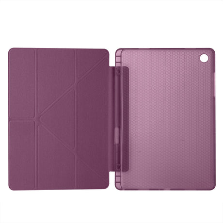 Galaxy Tab A11 Kılıf Zore Tri Folding Kalem Bölmeli Standlı Kılıf
