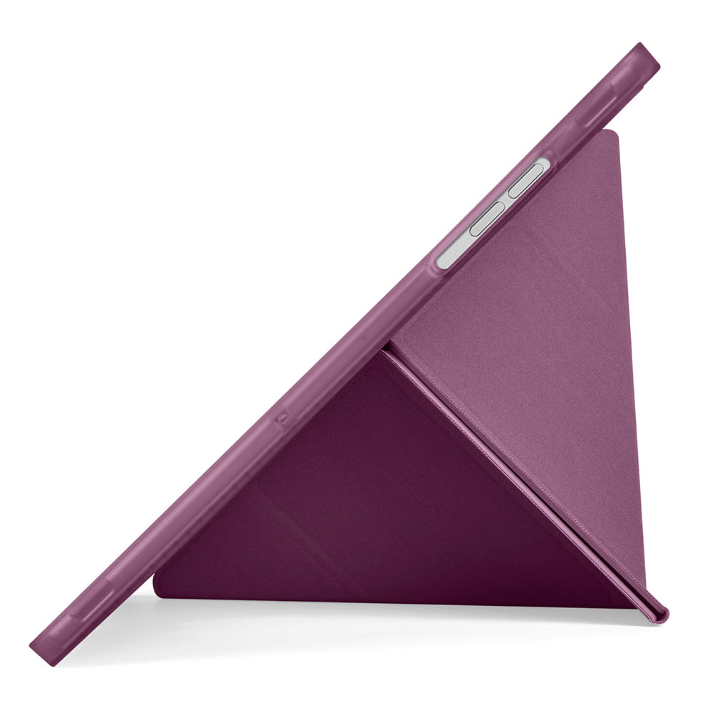 Galaxy Tab A11 Kılıf Zore Tri Folding Kalem Bölmeli Standlı Kılıf