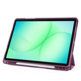 Galaxy Tab A11 Kılıf Zore Tri Folding Kalem Bölmeli Standlı Kılıf