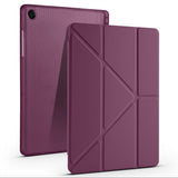 Galaxy Tab A11 Kılıf Zore Tri Folding Kalem Bölmeli Standlı Kılıf