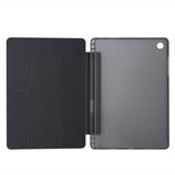 Galaxy Tab A11 Plus Kılıf Zore Tri Folding Kalem Bölmeli Standlı Kılıf