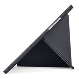 Galaxy Tab A11 Plus Kılıf Zore Tri Folding Kalem Bölmeli Standlı Kılıf