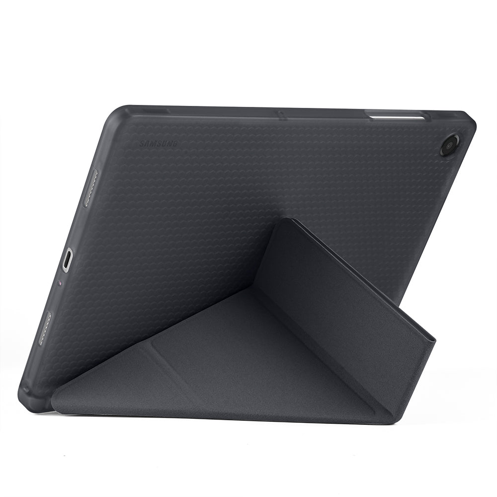 Galaxy Tab A11 Plus Kılıf Zore Tri Folding Kalem Bölmeli Standlı Kılıf