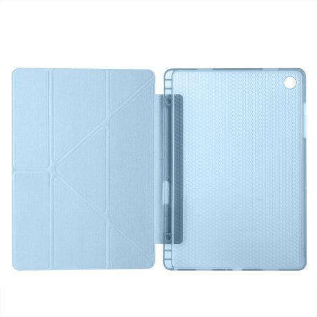 Galaxy Tab A11 Plus Kılıf Zore Tri Folding Kalem Bölmeli Standlı Kılıf