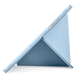 Galaxy Tab A11 Plus Kılıf Zore Tri Folding Kalem Bölmeli Standlı Kılıf